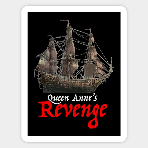 Queen Anne's Revenge Sticker by Toby Wilkinson